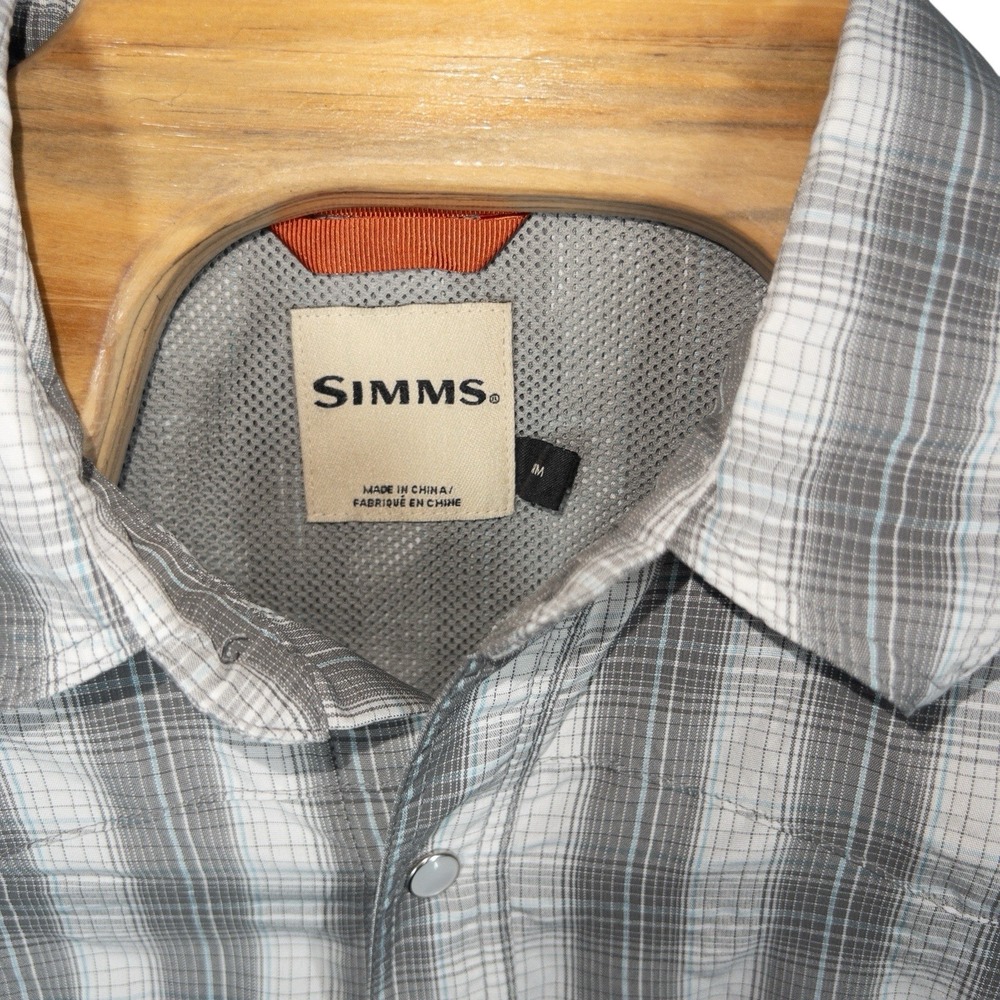 Simms Fishing Vented Shirt Mens Medium Lake Outdoor‎ Gorpcore Boating Camping - Picture 2 of 7